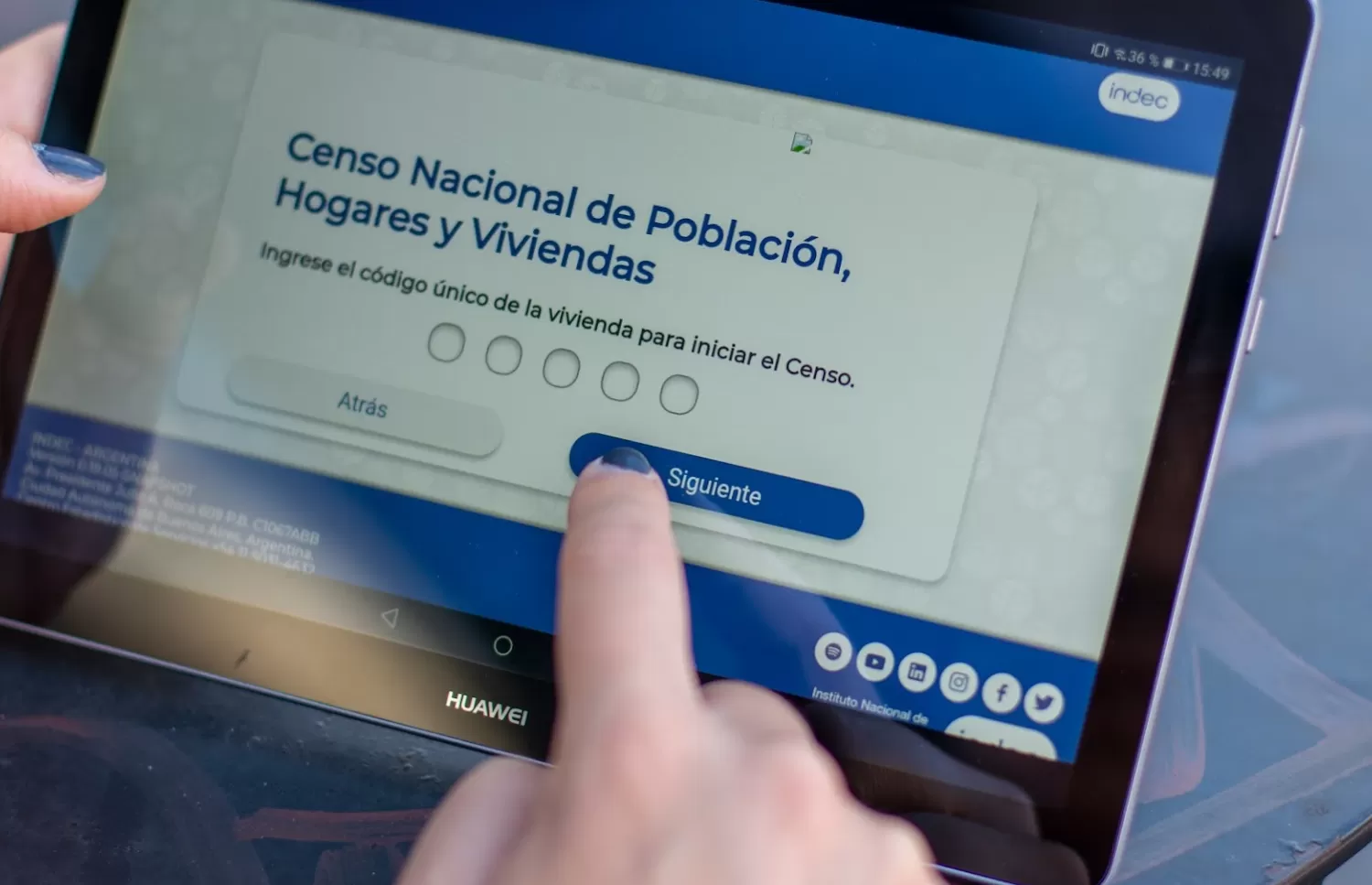 El censo digital estará disponible hasta el 18 de mayo