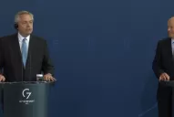 En Alemania, Alberto Fernández calificó como inmoral la guerra por la invasión rusa en Ucrania