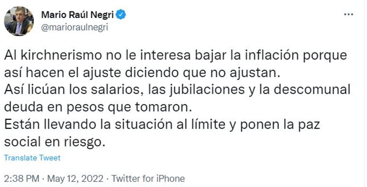 Tras conocerse la inflación de abril, la oposición arremetió contra el Gobierno