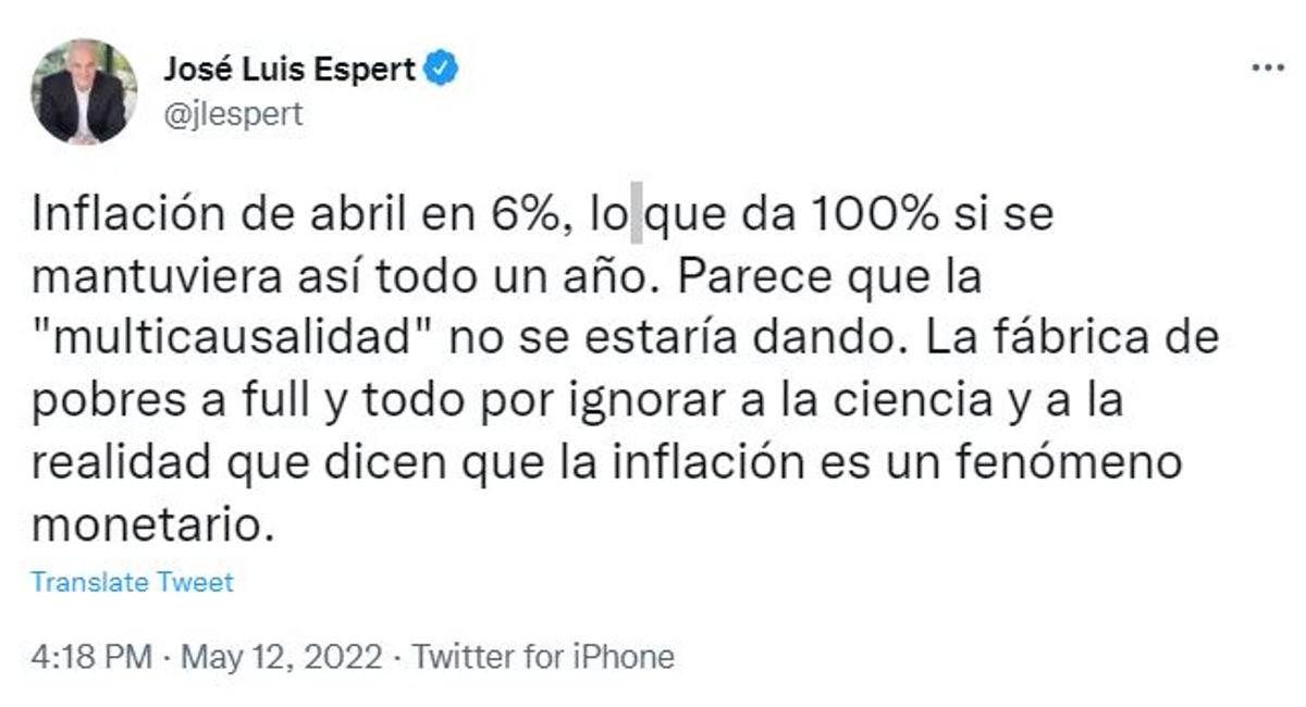 Tras conocerse la inflación de abril, la oposición arremetió contra el Gobierno