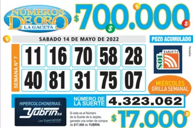 Los Números de Oro de LA GACETA