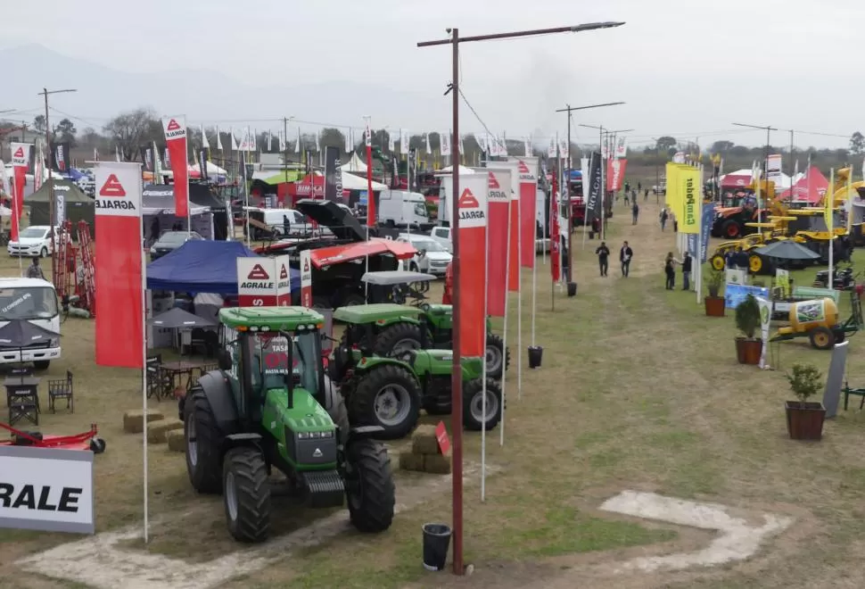 MUESTRA. En la Expo Agrosur habrá stands de maquinarias agrícolas, automotores, comercializadoras de fertilizantes y de semillas, y empresas de servicios. la gaceta / foto de osvaldo ripoll 