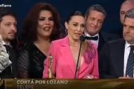Verónica Lozano se emocionó hasta las lágrimas al recibir el Martín Fierro