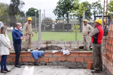 Con el objetivo de duplicar la matrícula del Nivel Inicial,avanzan las obras en la Escuela Justiniano Frías