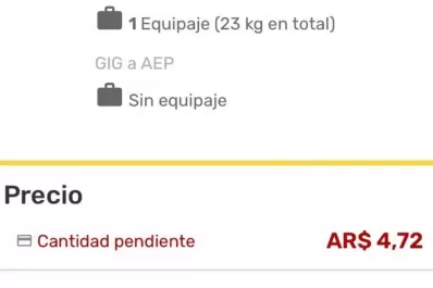 Una agencia de viajes ofrecía aéreos a 10 pesos con destino a Europa y Estados Unidos