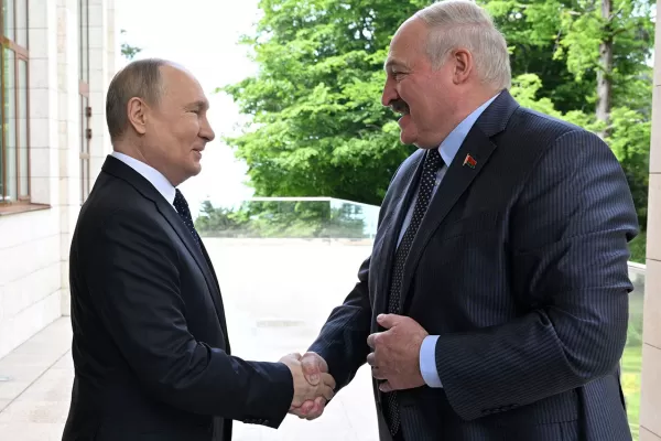 La culpa es de Putin, la broma del presidente de Bielorrusia al propio Putin