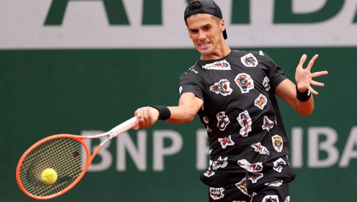 Federico Coria cayó de nuevo ante Molcán y se despidió de Roland Garros