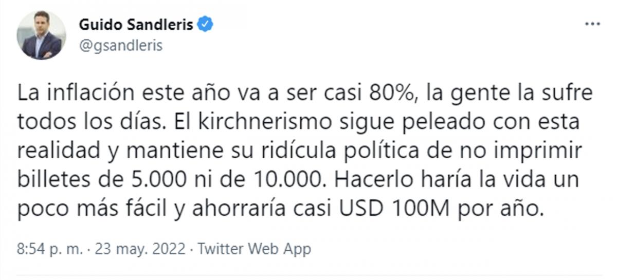 ¿Cuánto se podría haber ahorrado si se realizaban billetes de $5.000?