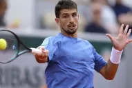 El argentino Cachín fue eliminado de Roland Garros