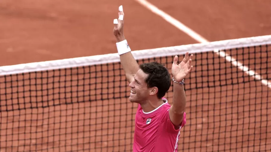 Schwartzman en octavos del certamen parisino / Foto: AFP