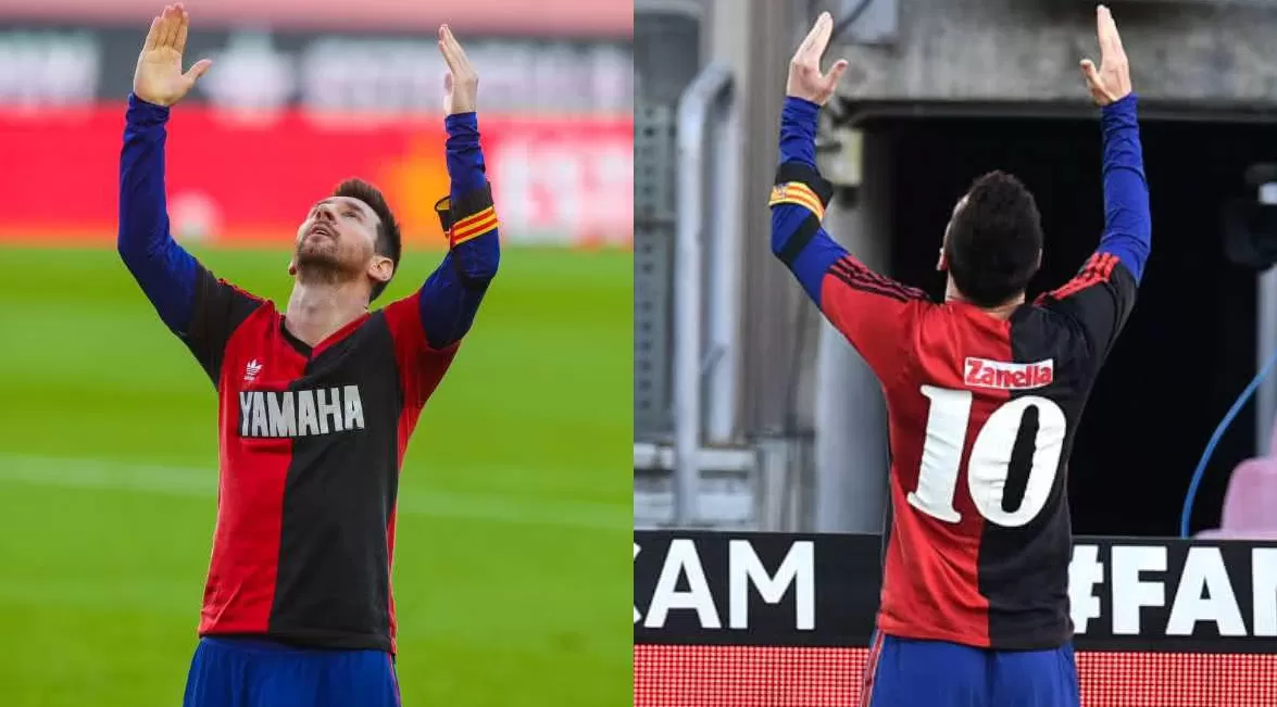 El homenaje de Messi a Maradona