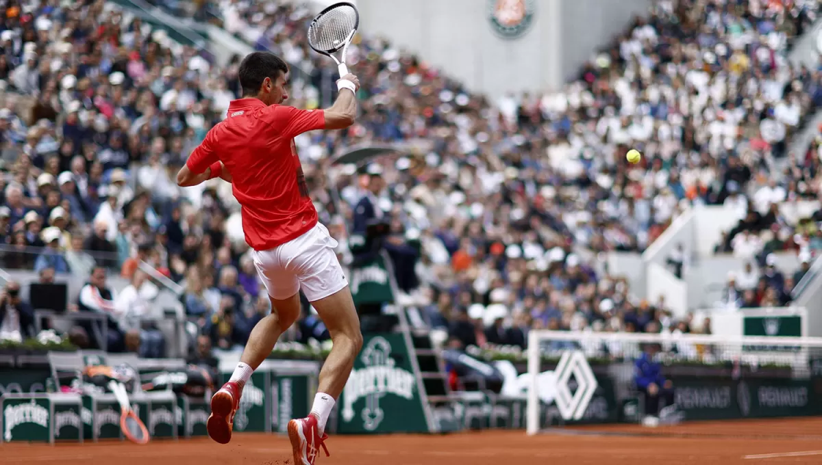 SIN FISURAS. Djokovic viene de vencer a Schwartzman y no cedió sets en el torneo.