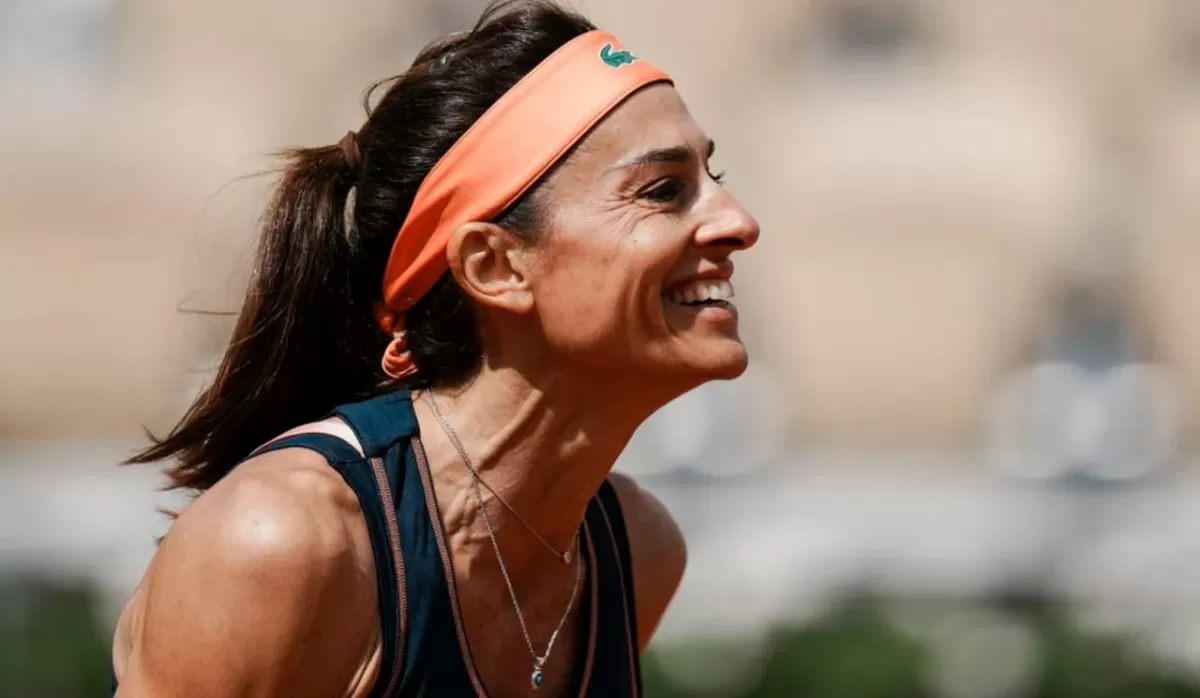 A los 52 años, Gabriela Sabatini deslumbró en un torneo de tenis en Roland Garros