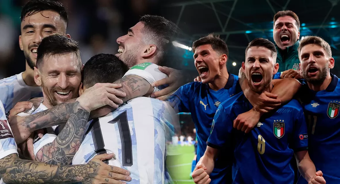 Argentina e Italia se enfrentan esta tarde en la Finalissima