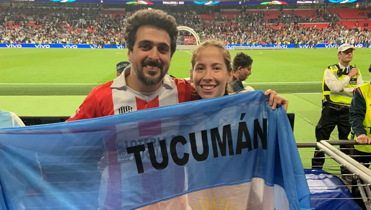 La camiseta de San Martín dijo presente en Wembley