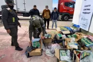 Trancas: encontraron 111 kilos de hojas de coca en encomiendas