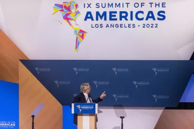 Alberto Fernández y un crítico discurso en la Cumbre de las Américas