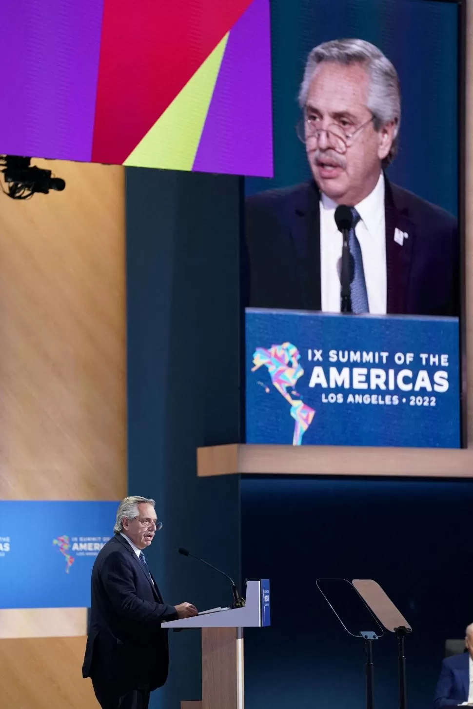 FALTA. Fernández marcó la ausencia de Cuba, Venezuela y Nicaragua.   