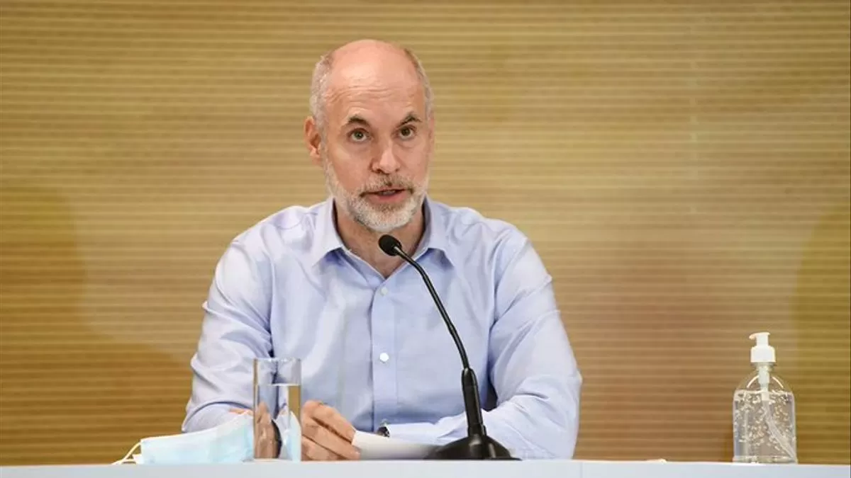 El jefe de Gobierno de la Ciudad de Buenos Aires, Horacio Rodríguez Larreta