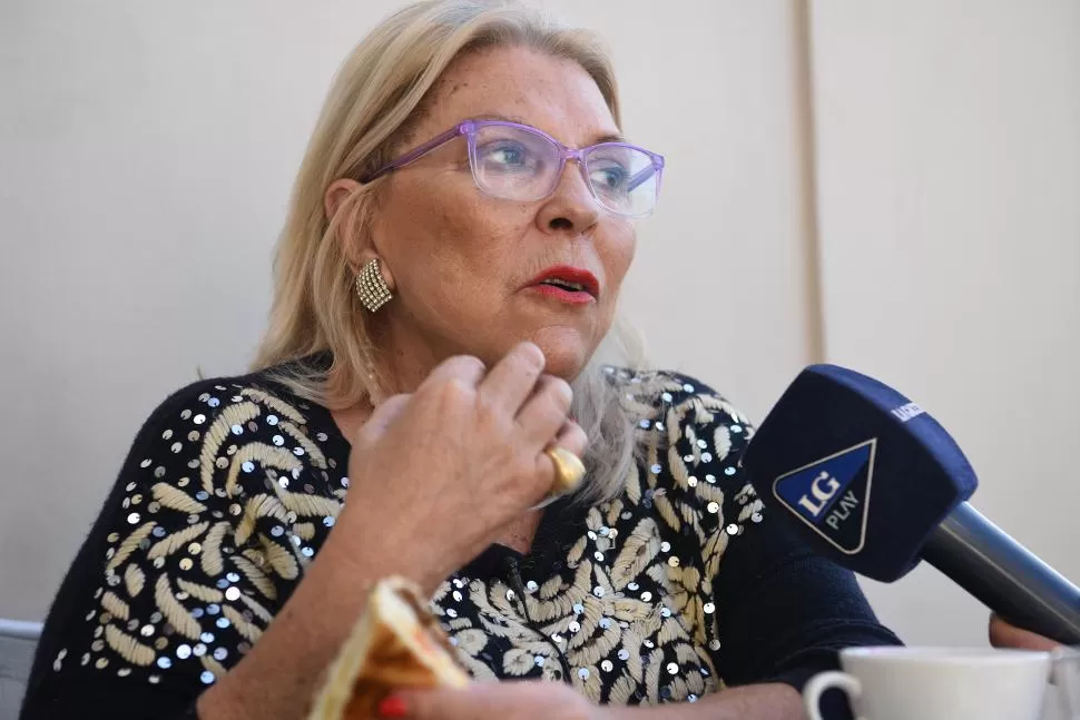 Elisa Carrió avivó la interna en la oposición.