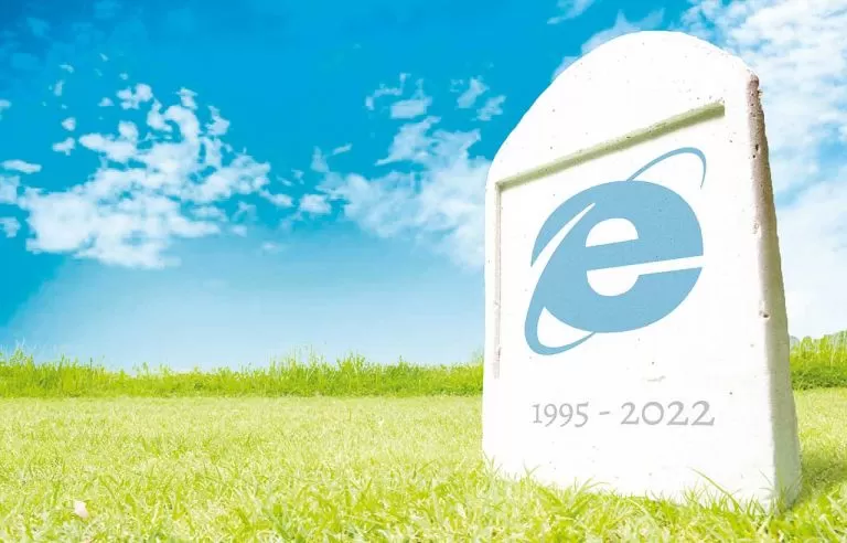 HASTA SIEMPRE. El retiro del navegador de Microsoft provoca un dejo de nostalgia entre los millennials.  