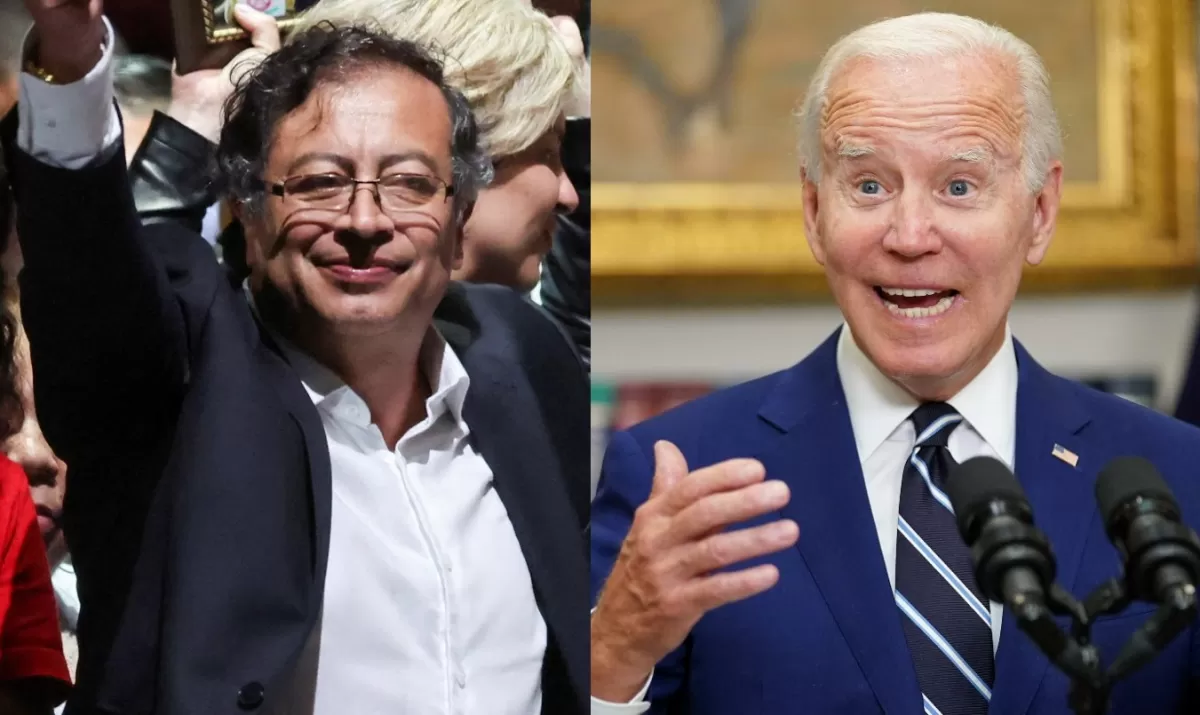 POR TELÉFONO. Gustavo Petro habló con Joe Biden.