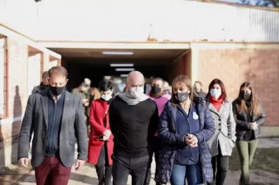 Lichtmajer supervisó mejoras en la Escuela Especial Clotilde Doñate