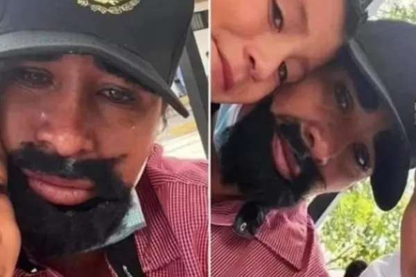 México: una mamá se disfrazó de varón para celebrar el Día del Padre con sus hijos