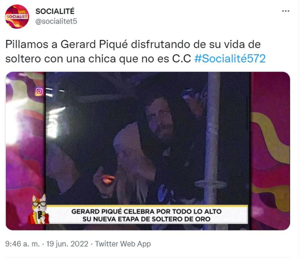 TWITER. Piqué y la misteriosa mujer de Estocolmo.