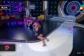 Video: Florencia Peña se cayó en vivo y agradeció haberse puesto ropa interior