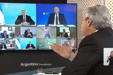 Alberto y Putin, en zoom
