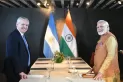 Alberto Fernández se reunió con Narendra Modi, primer ministro de India