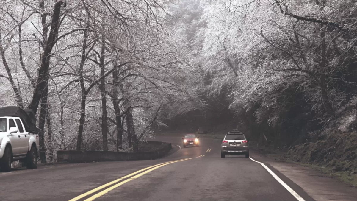 La nieve se hizo presente días atrás en Tafi del Valle