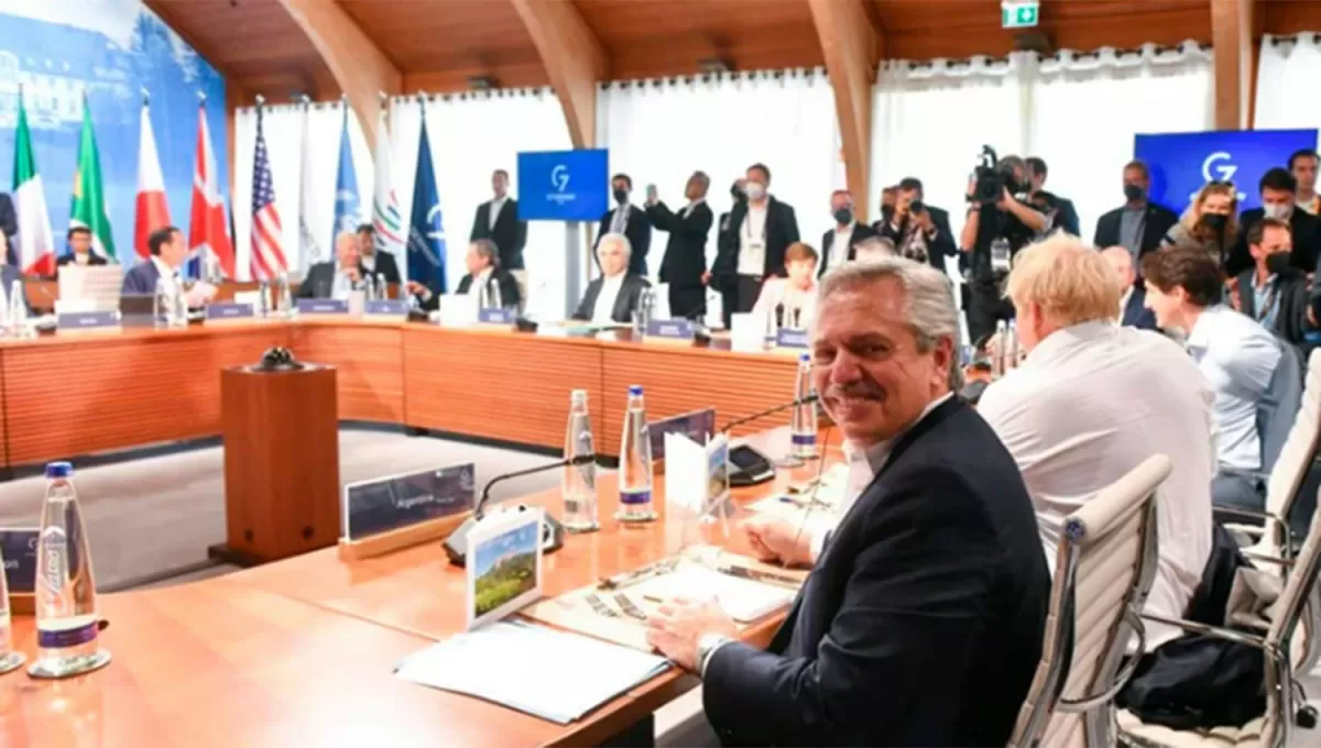 PRIMERA JORNADA. El presidente Alberto Fernández participó de las reuniones en el inicio de la cumbre.