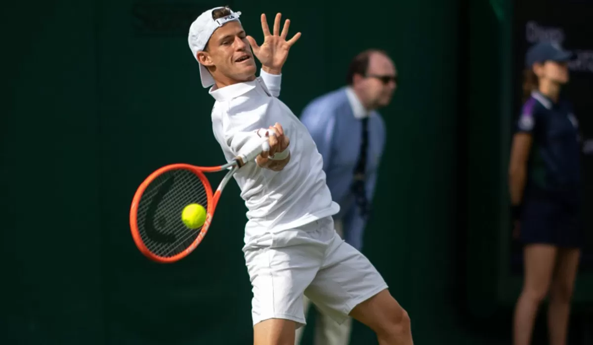 AVANCE. Los argentinos Diego Schwartzman y Sebastián Báez pasaron de ronda en Wimbledon.