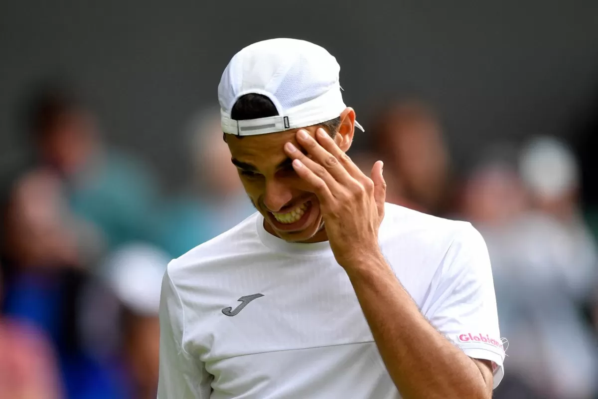 FRANCISCO CERÚNDOLO. Cayó ante Rafael Nadal en Wimbledon