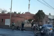 Un auto y una moto chocaron en Villa 9 de Julio
