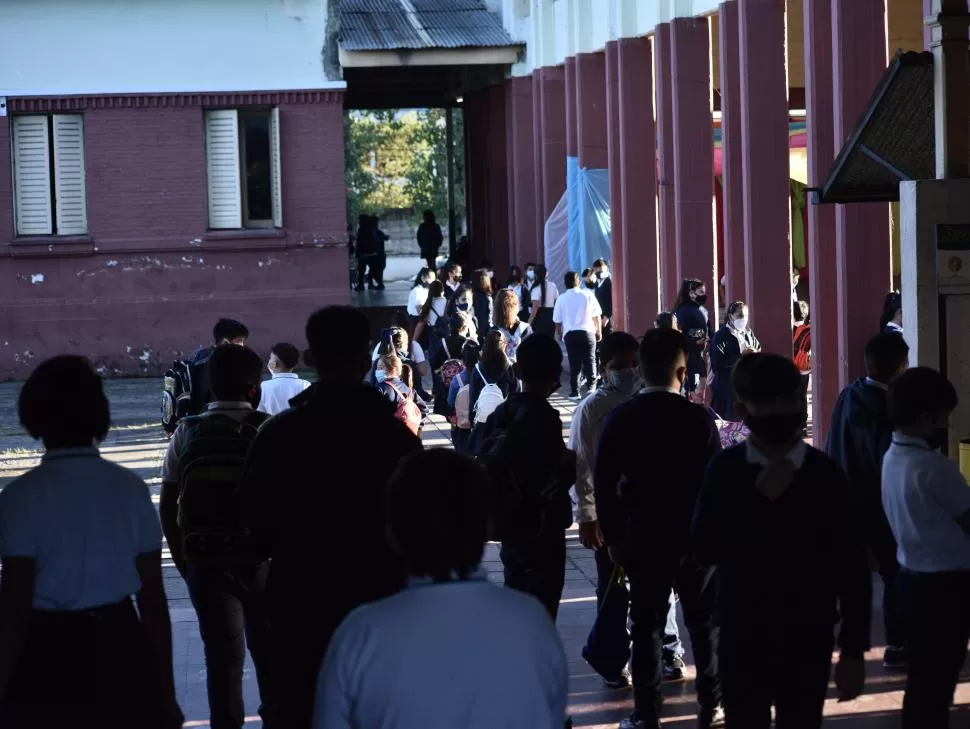 PLANTEOS. En las escuelas de la zona de supervisión 37 ya se discute cómo se va a acomodar el ingreso y la salida de los alumnos.  