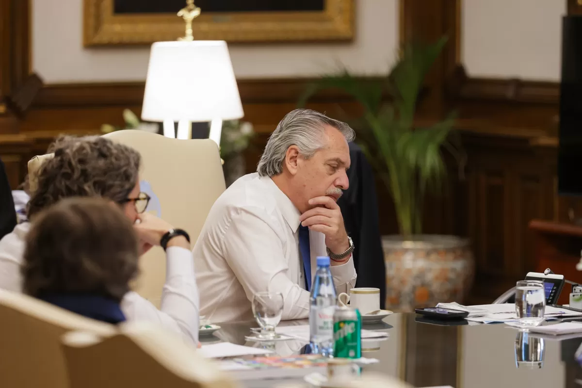 El presidente Alberto Fernández. FOTO PRENSA CASA ROSADA