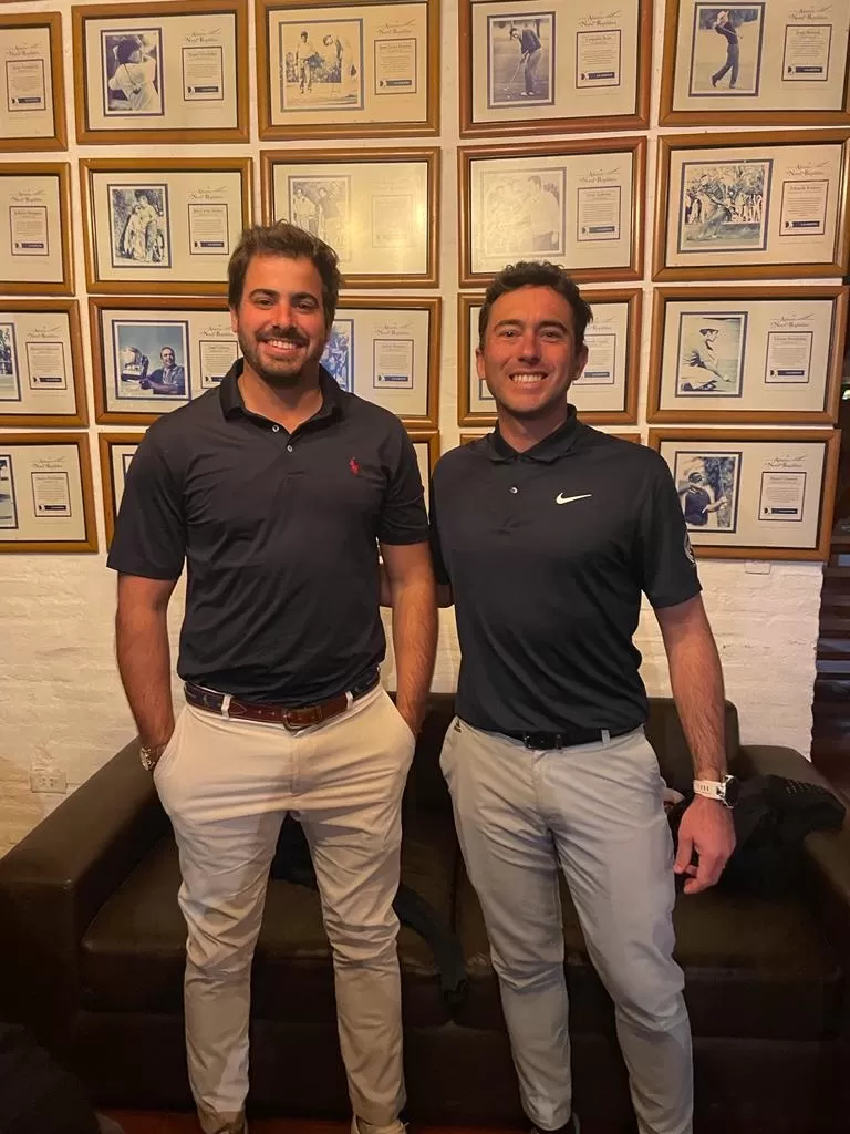 LOS MEJORES. Mariano Malmierca (h) y Pedro Caram Di Santo. prensa jockey club