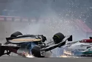 Fórmula 1: el chino Zhou admitió que el halo le salvó la vida en Silverstone