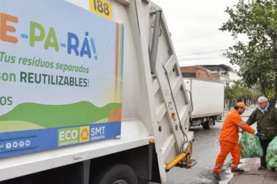 Arrancó el programa de separación de residuos en la capital
