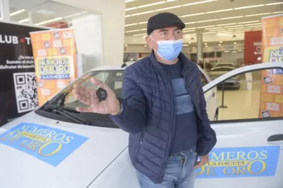 Números de Oro: el ganador del sorteo retiró su auto y espera que la suerte continúe