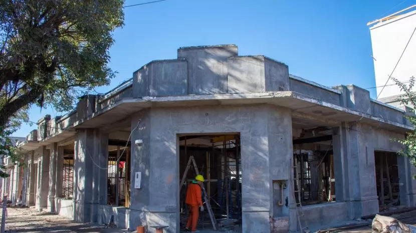 LA OBRA. El inmueble conserva parte de la estructura original. 