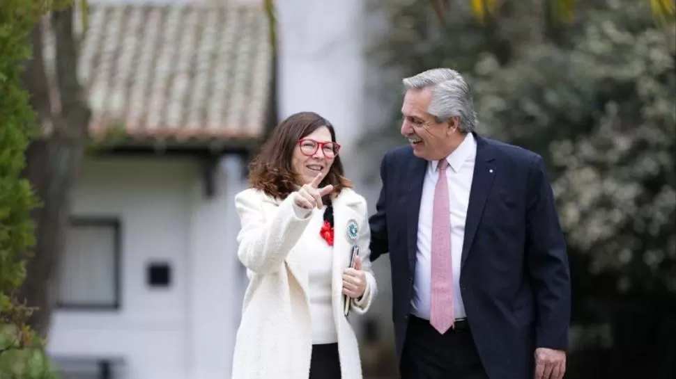 ENCUENTRO EN OLIVOS. La designada jefa de Hacienda se reunió con el Presidente para delinear las pautas principales del rumbo económico. 