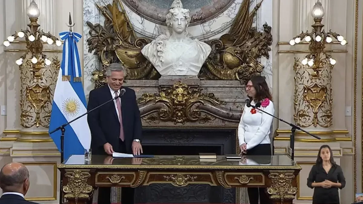 Juramento de la nueva ministra de Economía, Silvina Batakis