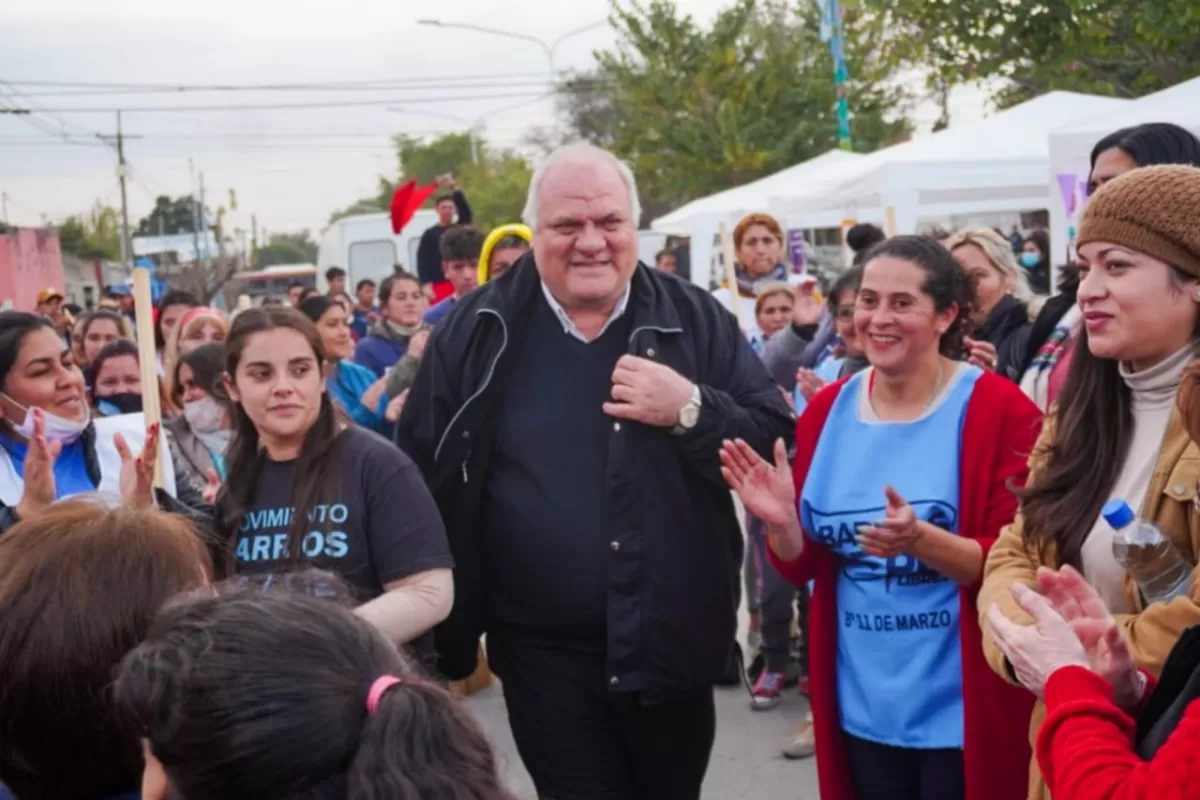 Federico Masso, en el barrio 11 de Marzo.