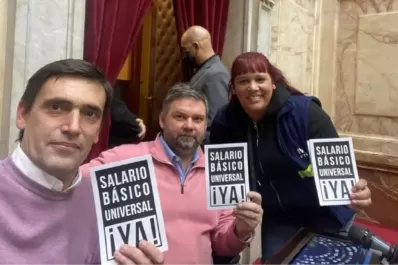 “Salario Básico Universal ¡Ya!”: el reclamo de los diputados del Frente de Todos