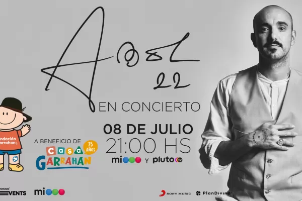 El show de Abel Pintos en Concierto será transmitido en vivo por TV