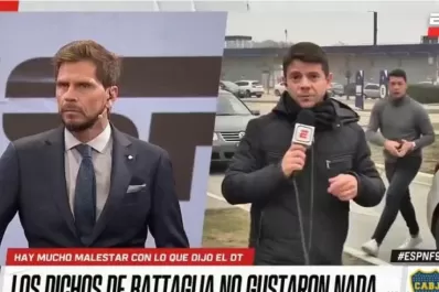 Video: Battaglia irrumpió en medio de un móvil para responder una crítica del Pollo Vignolo